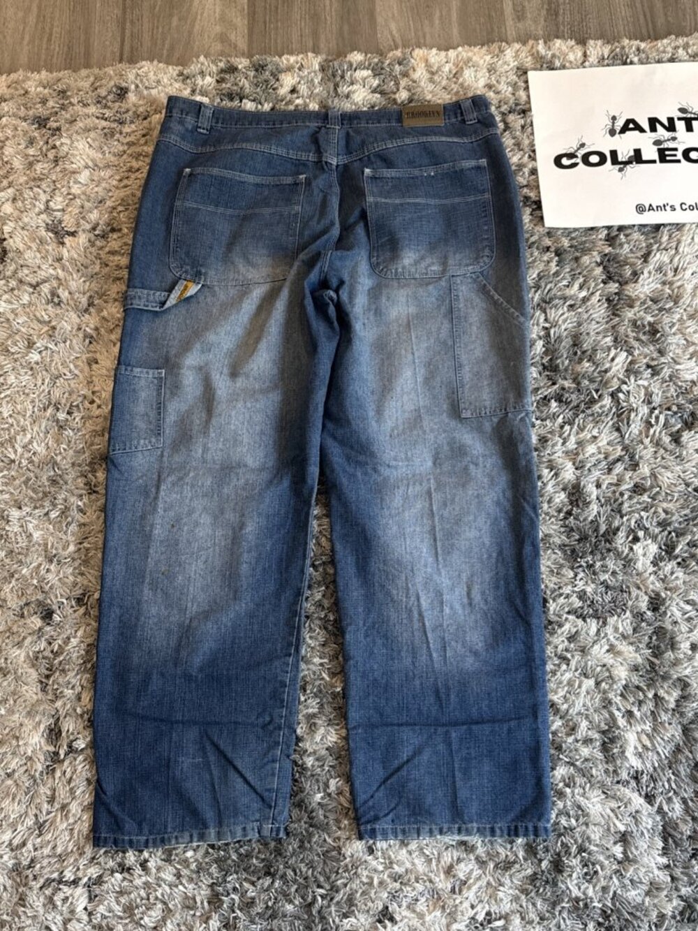Brooklyn Xpress Blue 90 S Brooklyn Xpress Baggy Carpenter Denim Jeans